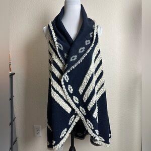 Ryan Michael Phoenix Vest One Size Fits Most Wool Blend Made In Italy